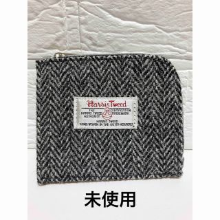 ハリスツイード(Harris Tweed)の未使用　HARRIS TWEED ウォレット　財布　小銭入れ　コインケース　灰(コインケース)