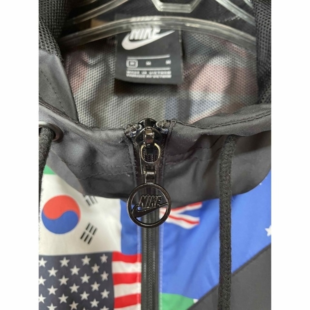 NIKE ナイキ ジップアップパーカー ジャケット 世界 国旗 ドルマン袖