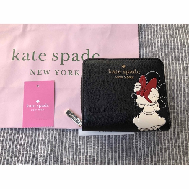 新品 ケイトスペード ミニー 折財布 黒-