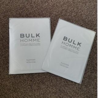 バルクオム(BULK HOMME)のBULK HOME フェイスマスク　2枚(洗顔料)
