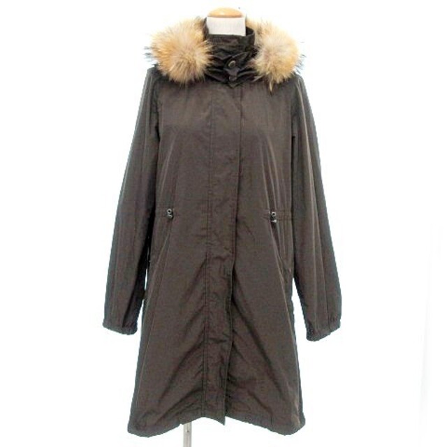 Weekend Max Mara　アウター　ファー　フード付き　38　カーキ色