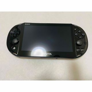 プレイステーションヴィータ(PlayStation Vita)の☆画面傷無し☆PSVita PCH-2000 ZA11 本体 ブラック 動作良好(家庭用ゲーム機本体)