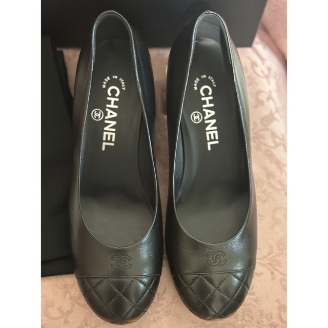 CHANEL - シャネル CHANEL ブラック パンプス 未使用の通販 by CHANEL - シャネル CHANEL ブラック パンプス 未使用の通販 by