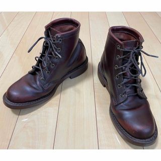 チペワ(CHIPPEWA)の【中古】Chippewa チペワ 6インチブーツ バーガンディー(ブーツ)