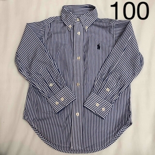 ポロラルフローレン(POLO RALPH LAUREN)の削除　値下げ　ラルフローレン　ストライプ 長袖シャツ　100(Tシャツ/カットソー)