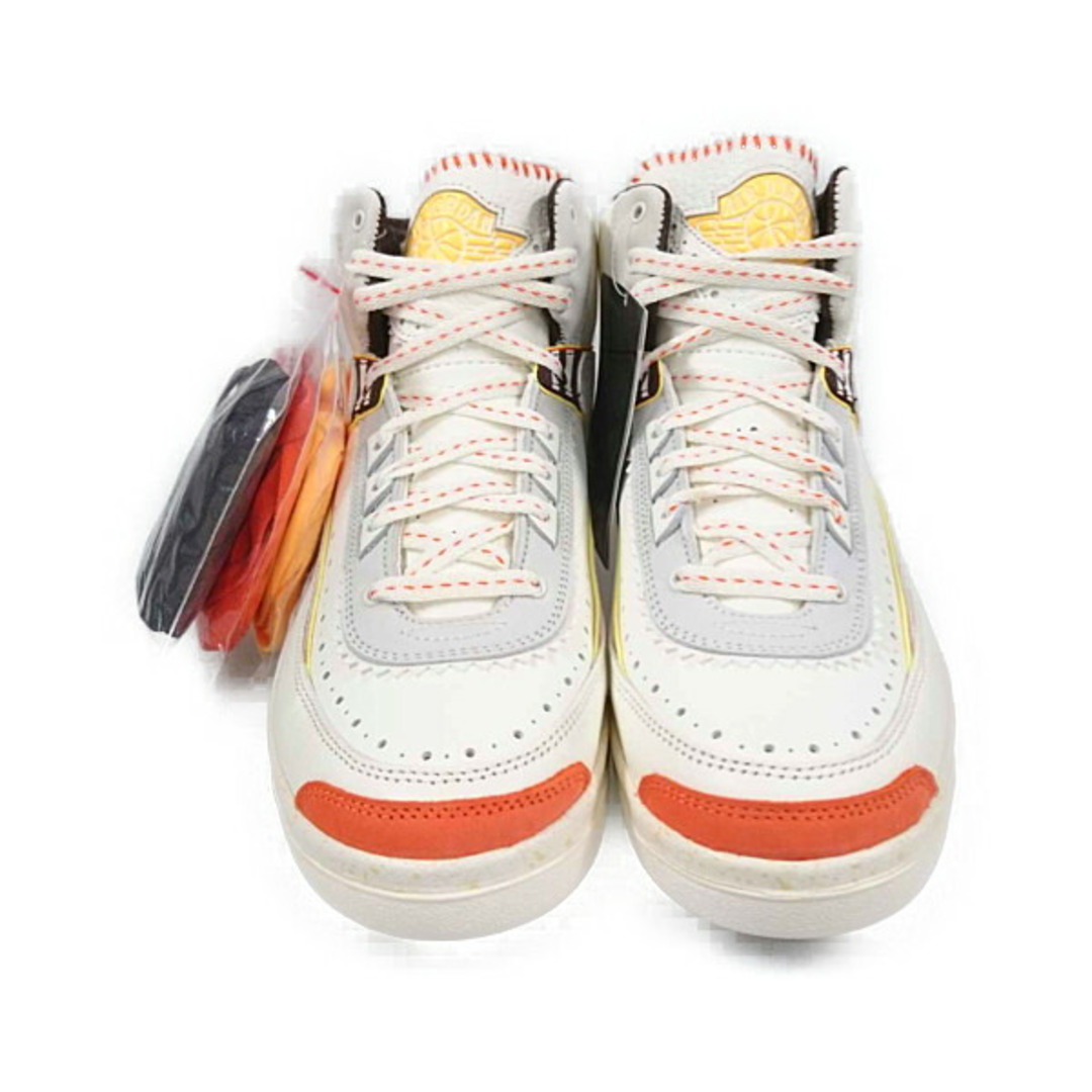 NIKE(ナイキ)のNIKE ナイキ DO5254-180 AIR JORDAN 2 RETRO SP エアジョーダン 2 シューズ ホワイト×オレンジ サイズUS8=26cm 正規品 / 28136 メンズの靴/シューズ(スニーカー)の商品写真