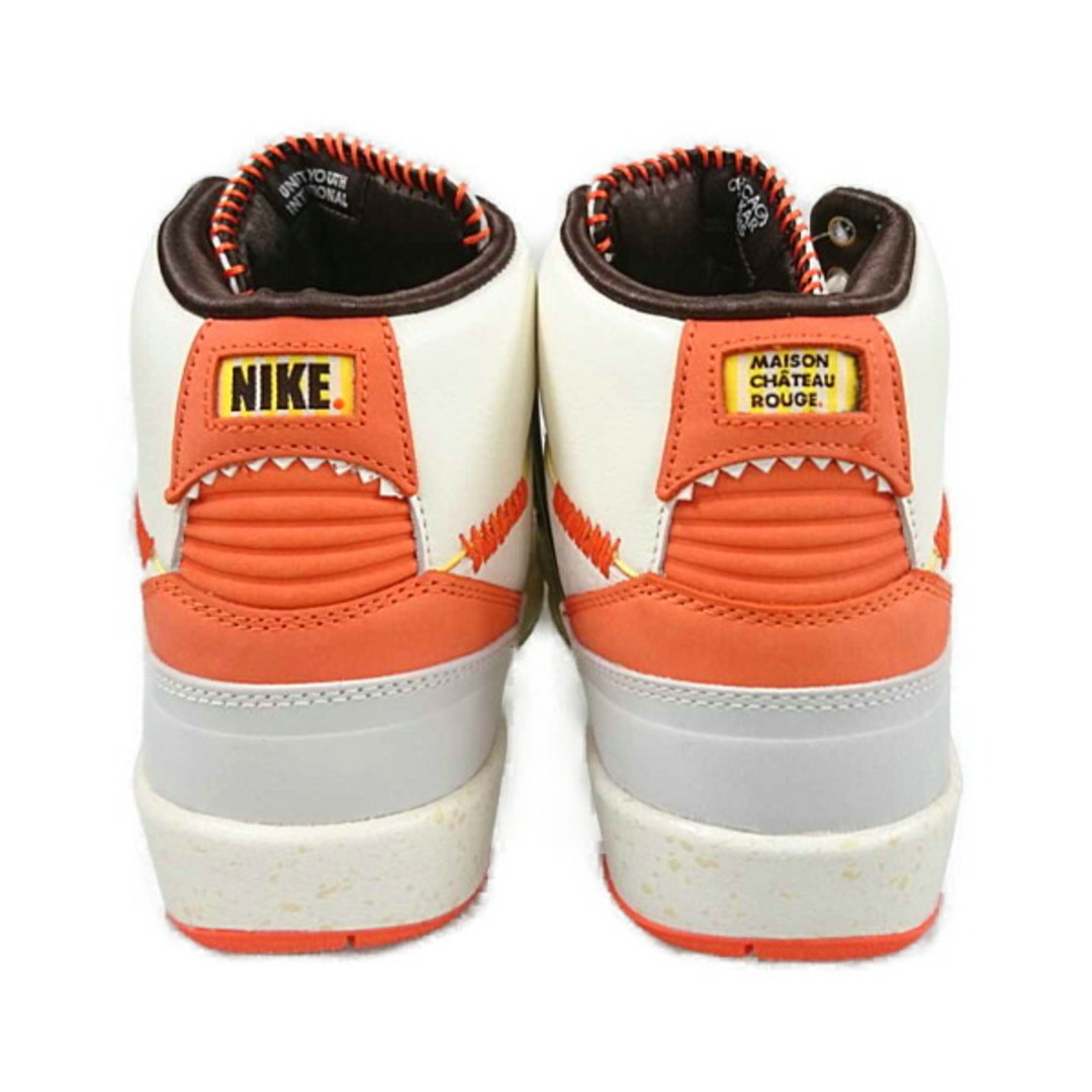 NIKE ナイキ DO5254-180 AIR JORDAN 2 RETRO SP エアジョーダン 2 シューズ ホワイト×オレンジ サイズUS8=26cm 正規品 / 281368JP靴サイズ