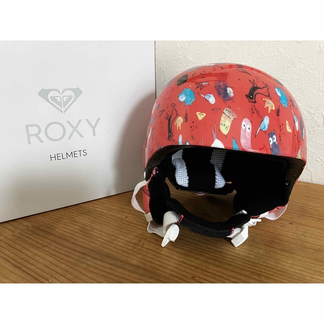 ↓値下　送込★ ROXY ヘルメット　箱入　52cm キッズ　スキー　スノボ