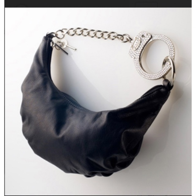 カフス　CUFFZ 手錠　ハンドバッグ　パーティーバッグ　スワロフスキー レディースのバッグ(ハンドバッグ)の商品写真
