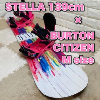 バートン(BURTON)の【レディースセット】 STELLA 139cm /  BURTON  Mサイズ(ボード)