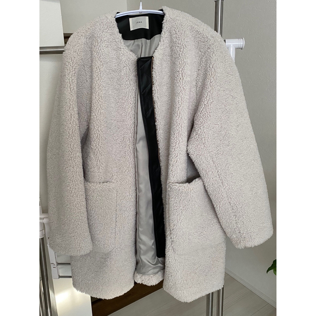 専用⭐︎IENA ECOPELボアコート ホワイト 38 | www.jarussi.com.br