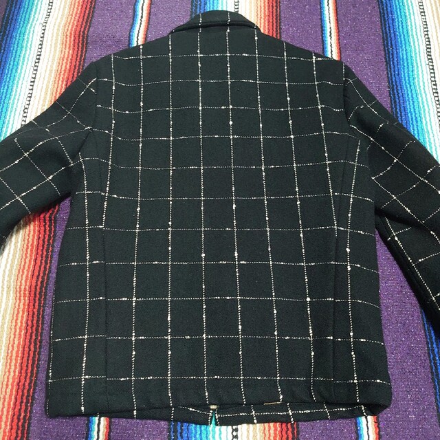 最終値下 polyester melton short blouson