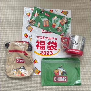 チャムス(CHUMS)の2023年マクドナルド福袋 マクドナルド×CHUMS  ❬4点セット❭  (ノベルティグッズ)