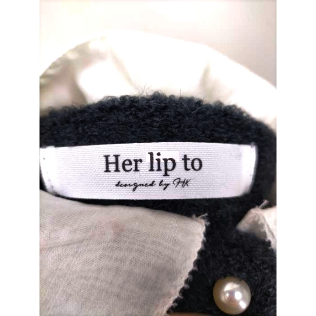 Her lip to(ハーリップトゥ)のHer lip to(ハーリップトゥ) レディース トップス レディースのトップス(カーディガン)の商品写真