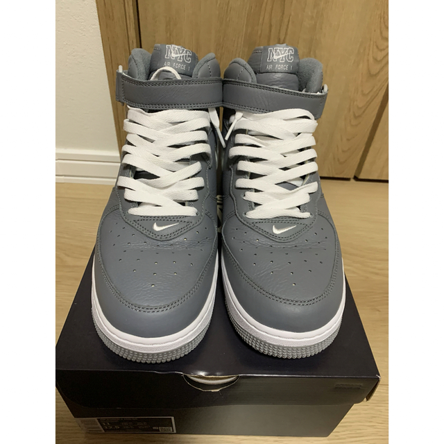 極美品 NIKE AIR FORCE 1 MID ナイキ AF1 スニーカー