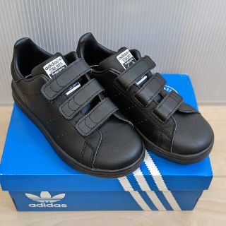 アディダス(adidas)のadidas　スタンスミス　ブラック　17.5cm(スニーカー)