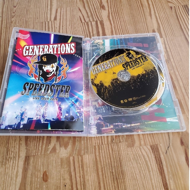 GENERATIONS LIVE TOUR 2016 SPEEDSTER DVD エンタメ/ホビーのDVD/ブルーレイ(ミュージック)の商品写真