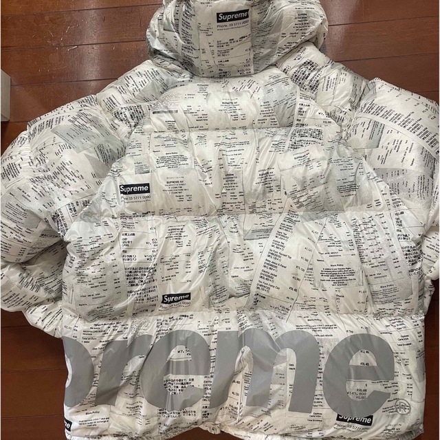 Supreme Hooded Down Jacket Receipts ダウン