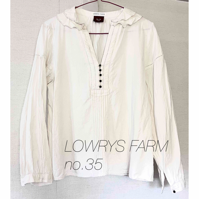 LOWRYS FARM(ローリーズファーム)のLOWRYS FARM フリル襟ブラウス レディースのトップス(シャツ/ブラウス(長袖/七分))の商品写真