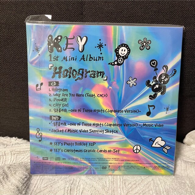 SHINee(シャイニー)のSHINee KEY アルバム Hologram LIMITED EDITION エンタメ/ホビーのCD(K-POP/アジア)の商品写真