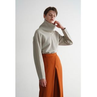 クラネ(CLANE)のSTAND NECK WIDE TOPS(ニット/セーター)