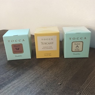TOCCA - 新品　TOCCA トッカ キャンデリーナ  3個セット　アロマ　キャンドル