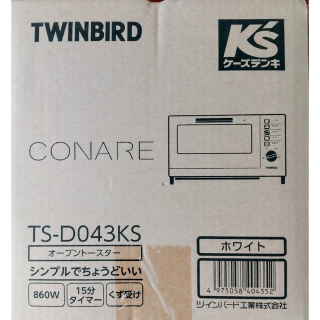 未開封  オーブントースター  TWINBIRD スマホ/家電/カメラの調理家電(その他)の商品写真