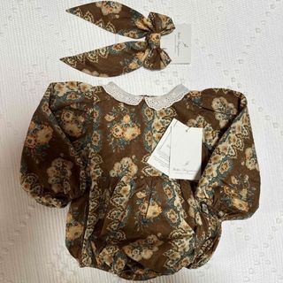 キャラメルベビー&チャイルド(Caramel baby&child )のbebe organic 22aw ロンパース　24m(ロンパース)