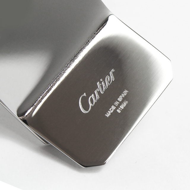 カルティエ ドゥ カルティエ デコール マネークリップ 札ばさみ シルバー T1220237 箱付 Cartier（新品・未使用品）