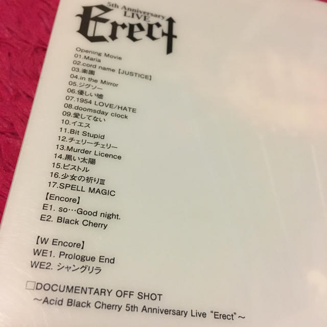 ABC Erect LIVEDVD エンタメ/ホビーのDVD/ブルーレイ(ミュージック)の商品写真