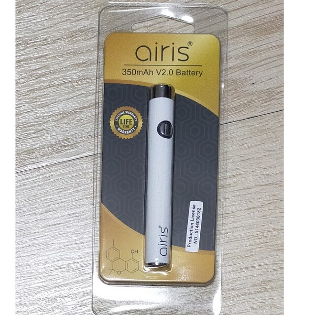 白 airis v2.0 ペン型バッテリー CBD CBG CBN THCHの通販 by ミミミ ...