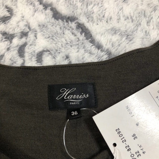 Harriss(ハリス)の【新品/未使用】Harriss❗️ ハリス　ワンピース　定価2.5万　ブラウンS レディースのワンピース(ひざ丈ワンピース)の商品写真