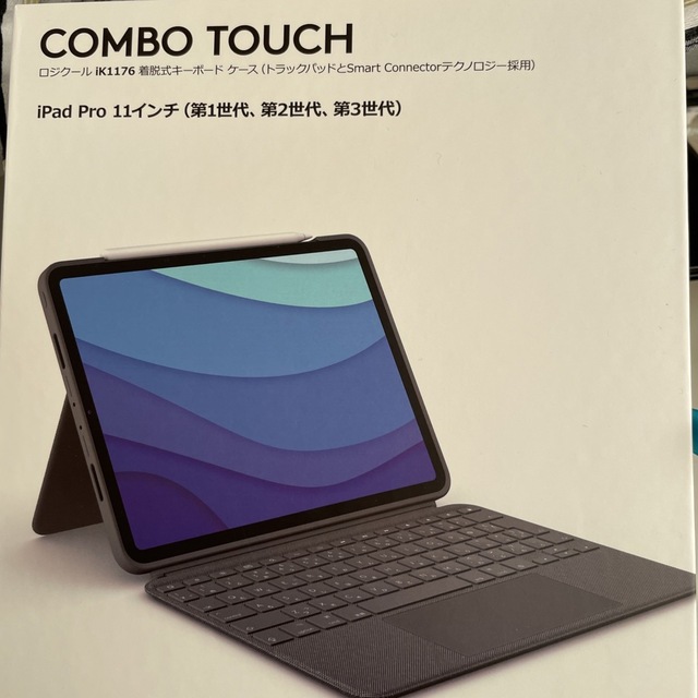 ロジクール COMBO TOUCH for iPad Pro iK1176GRA スマホ/家電/カメラのPC/タブレット(PC周辺機器)の商品写真