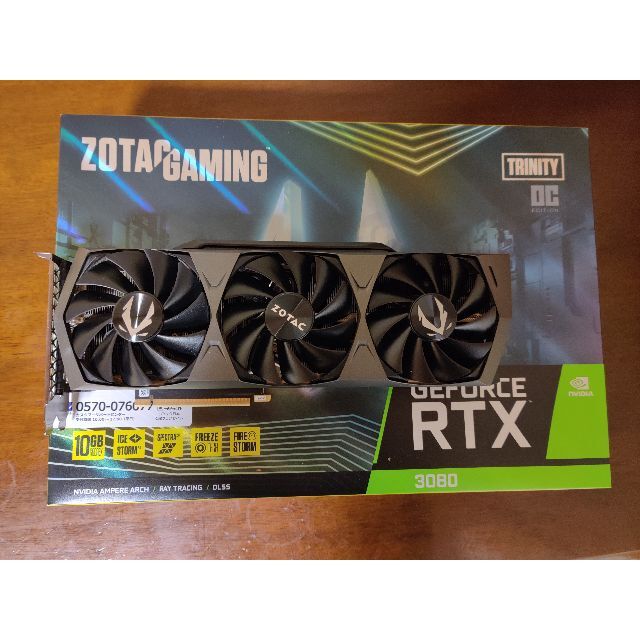 ZOTAC GAMING GeForce RTX 3080 Trinity OCPC/タブレット