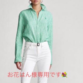 ポロラルフローレン(POLO RALPH LAUREN)のPOLO RALPH LAUREN リラックス フィット リネン シャツ　ポロ(シャツ/ブラウス(長袖/七分))