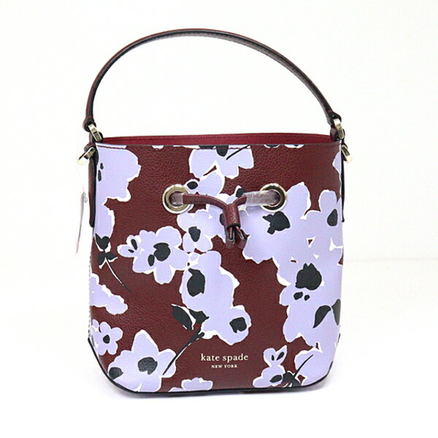 ケイトスペード Kate Spade エヴァスモールバケット 2WAY ワインレッド WKRU5857 未使用