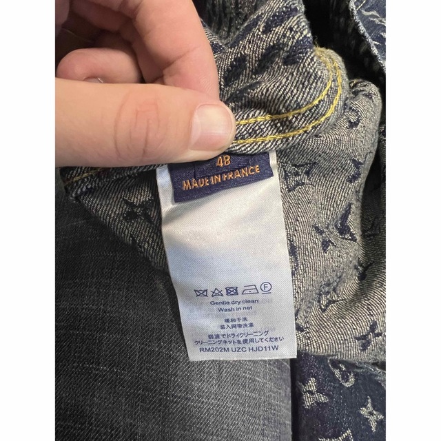 配送日指定可 BALENCIAGA ドライクリーン denim jaket 48 新品 - 通販
