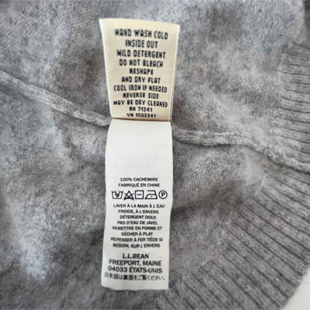 カシミヤセーター  USA規格　L.L.Bean（エルエルビーン）