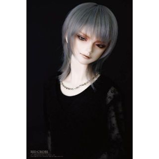 【未開封】BJD CROBIウィッグ：CRWL-115（Gray Blue）(人形)