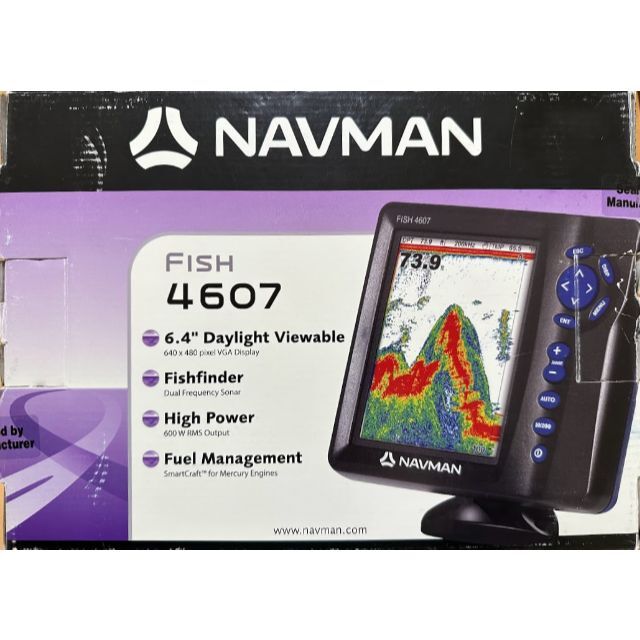 NAVMAN FISH4607  6.4インチ カラー魚群探知機