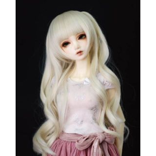 【未開封】BJD CROBIウィッグ：CRWML-119（MilkyBlond）(人形)