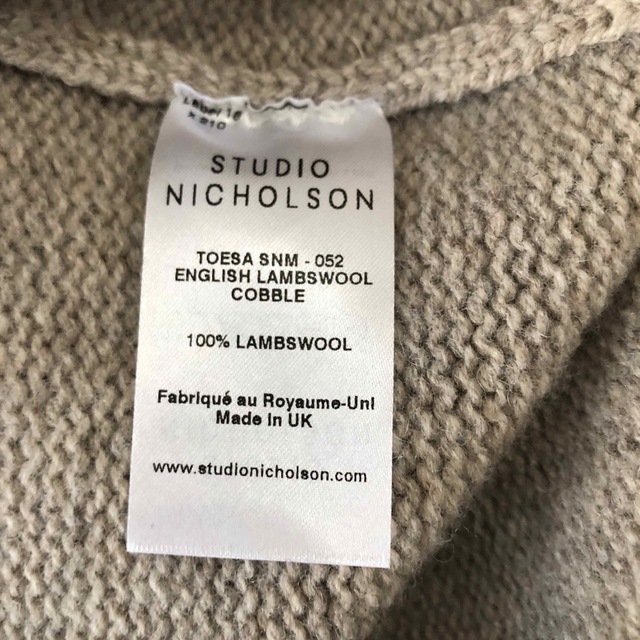 STUDIO NICHOLSON(スタジオニコルソン)の《STUDIO NICHOLSON ハイネックニット》 メンズのトップス(ニット/セーター)の商品写真