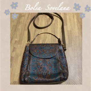 ボルサソベラナ☆ゴブラン ショルダーバッグ ハンドバッグ 2way ボルサソベラナ☆ゴブラン ショルダーバッグ ハンドバッグ 2way