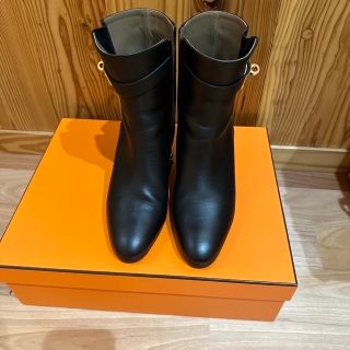 エルメス(Hermes)のエルメスブーツ　ゴールド金具(ブーツ)