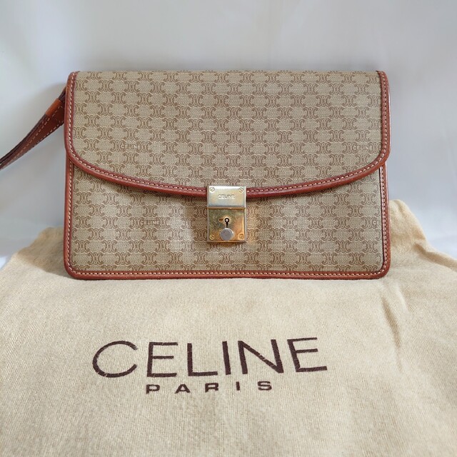 CELINE マカダム柄 セカンドバッグ クラッチバッグ - usda.gov.lk