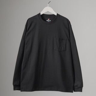 ヘインズ(Hanes)のヘインズ ビーフィー ロングスリーブ  ポケ付ロンT 長袖 1枚 BEEFY-T(Tシャツ/カットソー(七分/長袖))