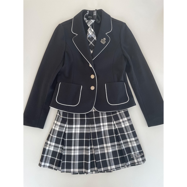 pom ponette(ポンポネット)の【卒服】ポンポネット　ブレザー・スカート　セット キッズ/ベビー/マタニティのキッズ服女の子用(90cm~)(ドレス/フォーマル)の商品写真