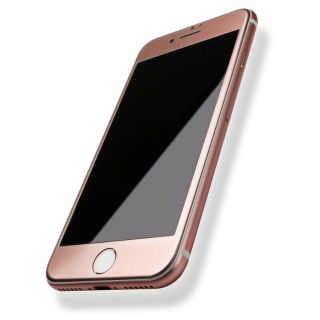 iPhone8 7 iPhoneSE3 SE2 ガラスフィルム●ローズゴールド(保護フィルム)