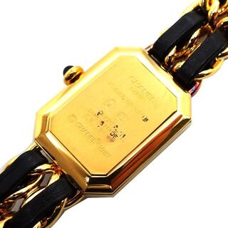 シャネル CHANEL プルミエール XLサイズ H0001 ヴィンテージ レディース 腕時計 ブラック 文字盤 ゴールド ウォッチ Premiere VLP 90204686