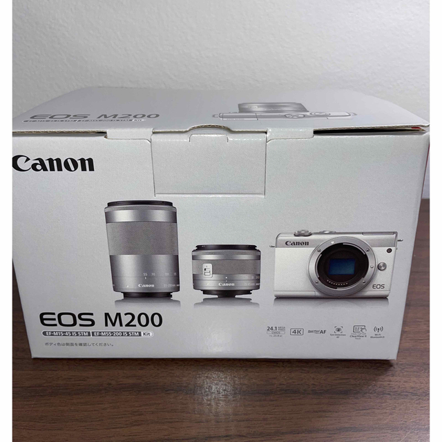 Canon EOSM200WH-WZK ダブルズームキット